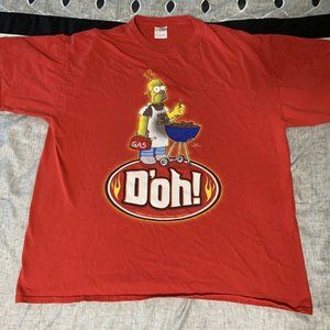 Simpsons 2009 Homer Kiss The Chef D’oh! T-Shirt XL